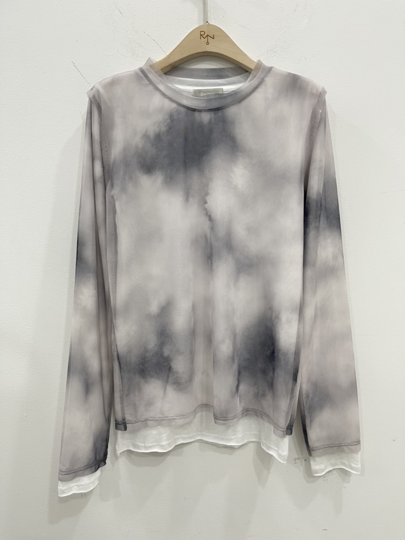 REIZ東大門實拍女士新品推薦真品職業時尚休閑長袖T恤雙層REIZ長袖T恤圖色3