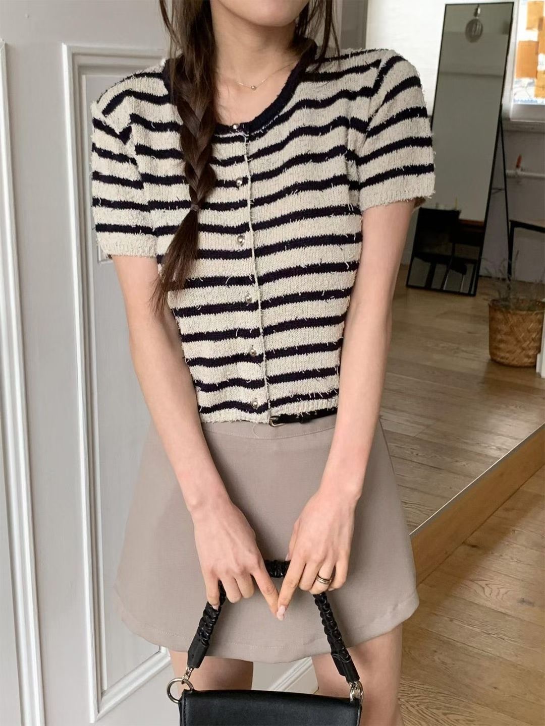 EPI JEAN-T韓國代購女士新品職業推薦熱賣真品針織衫開衫EPI JEAN-T針織衫圖色1