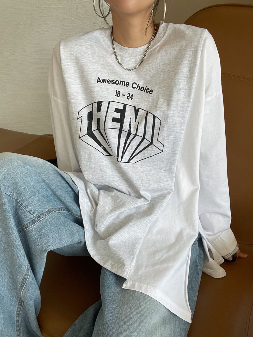 REIZ東大門實拍女裝新款熱賣推薦職業26春夏休閑真品長袖T恤REIZ長袖T恤