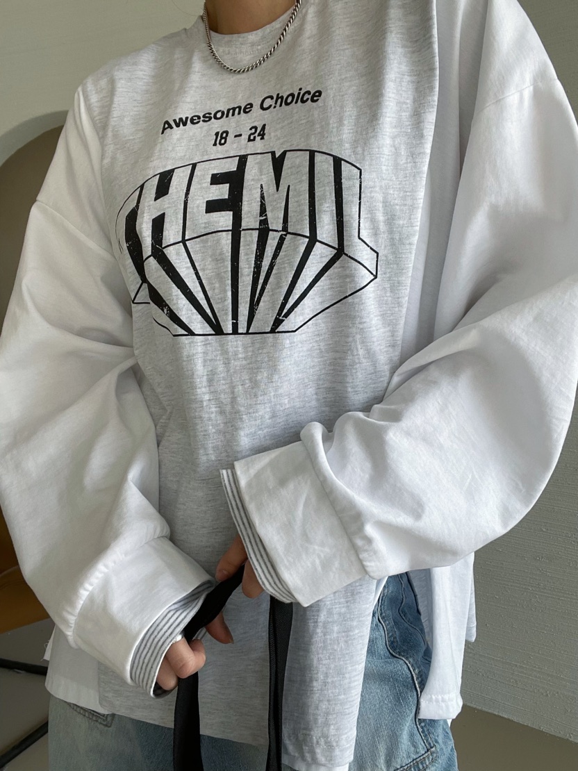 REIZ東大門實拍女裝新款熱賣推薦職業26春夏休閑真品長袖T恤REIZ長袖T恤