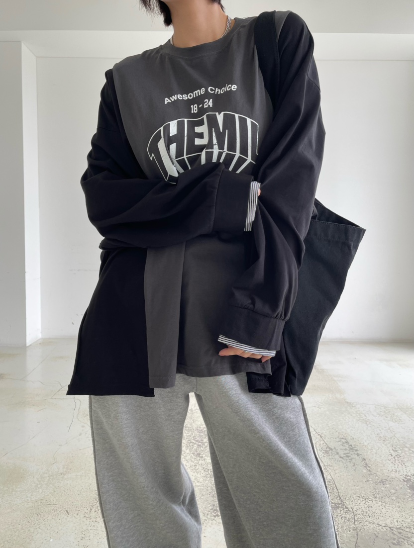 REIZ東大門實拍女裝新款熱賣推薦職業26春夏休閑真品長袖T恤REIZ長袖T恤