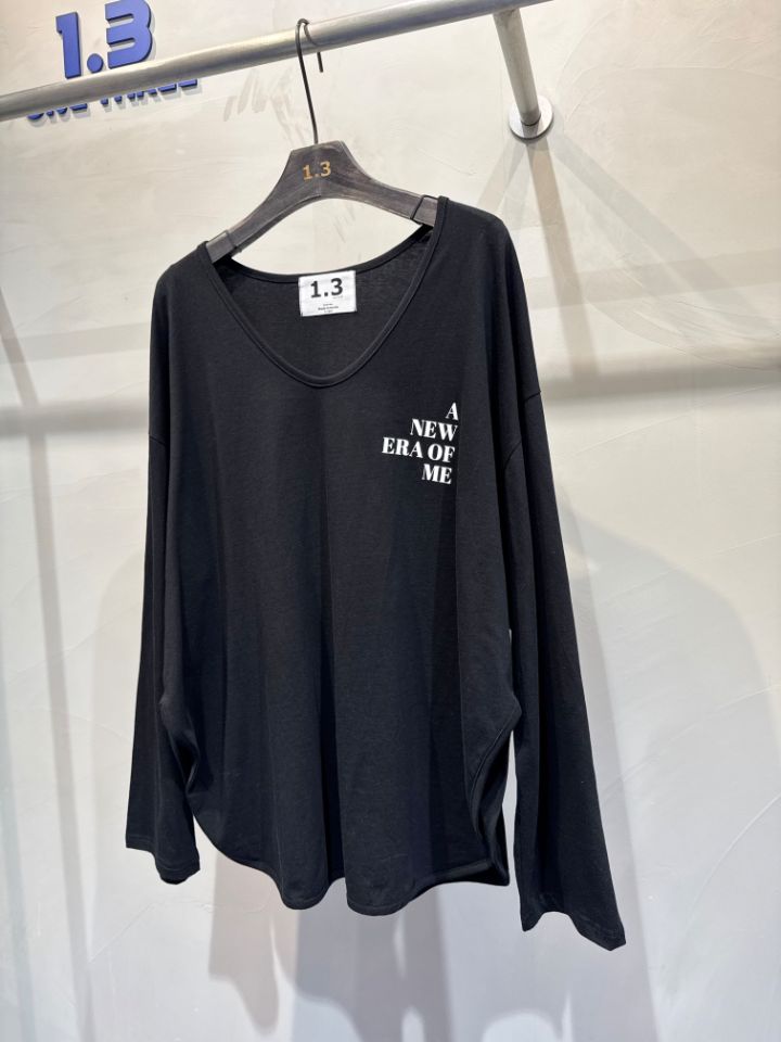 1.3東大門實拍女裝新款職業人氣時尚26春夏真品休閑長袖T恤1.3長袖T恤