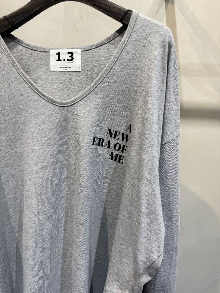 1.3東大門實拍女裝新款職業人氣時尚26春夏真品休閑長袖T恤1.3長袖T恤