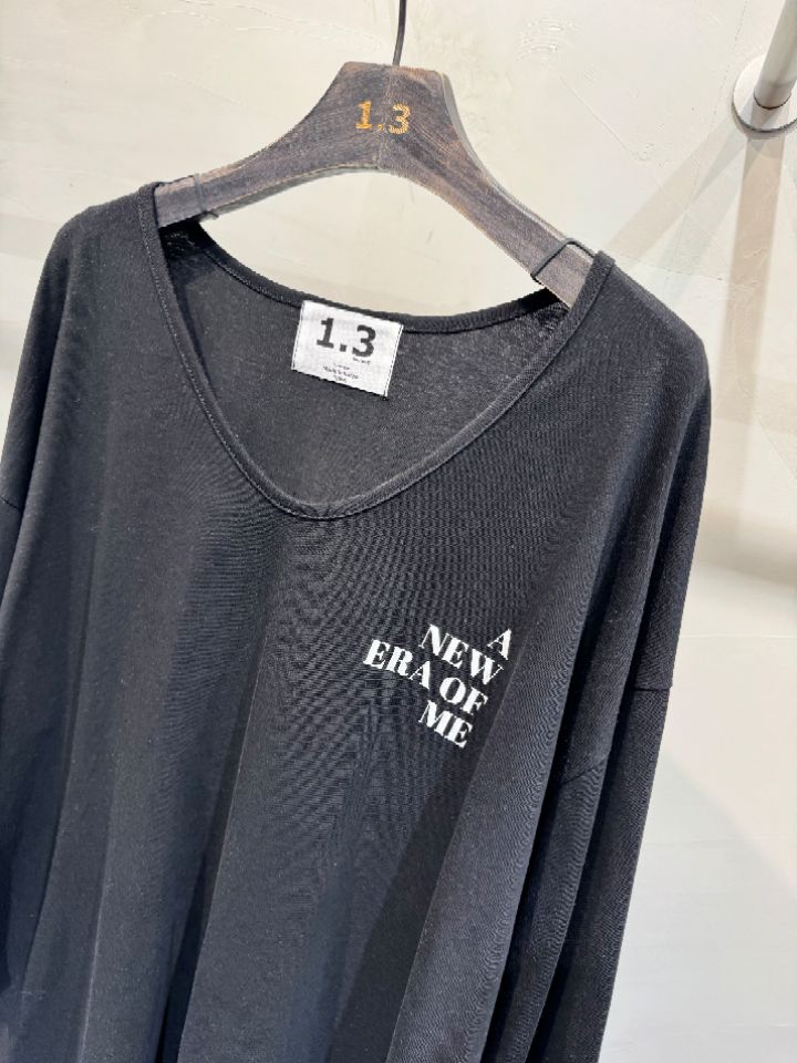 1.3東大門實拍女裝新款職業人氣時尚26春夏真品休閑長袖T恤1.3長袖T恤