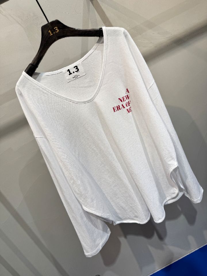 1.3東大門實拍女裝新款職業人氣時尚26春夏真品休閑長袖T恤1.3長袖T恤