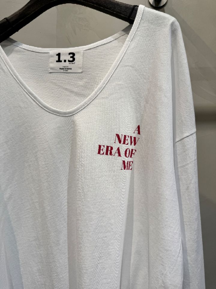 1.3東大門實拍女裝新款職業人氣時尚26春夏真品休閑長袖T恤1.3長袖T恤