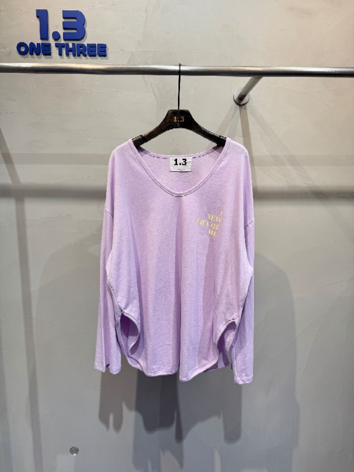 1.3東大門實拍女裝新款職業人氣時尚26春夏真品休閑長袖T恤1.3長袖T恤圖色4