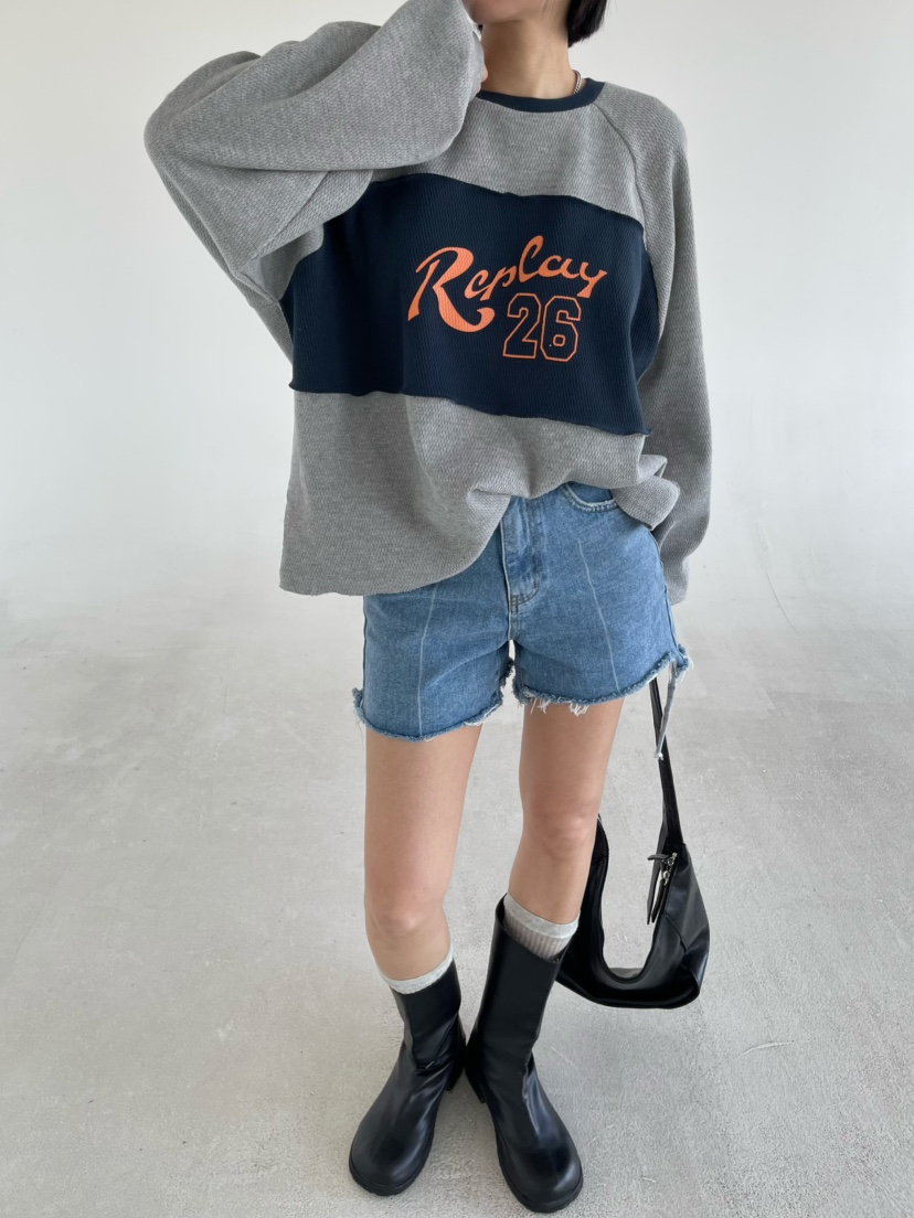 REIZ東大門實拍女士新品時尚人氣職業推薦26春夏真品衛衣REIZ衛衣