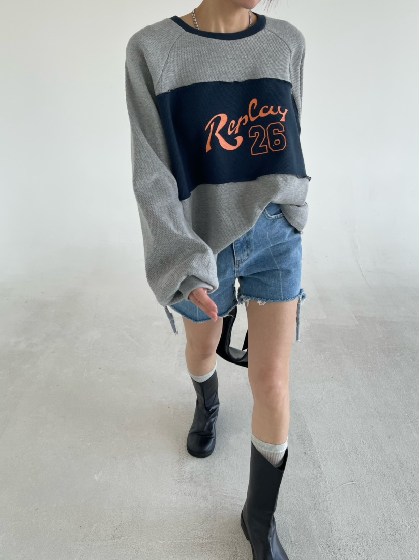 REIZ東大門實拍女士新品時尚人氣職業推薦26春夏真品衛衣REIZ衛衣