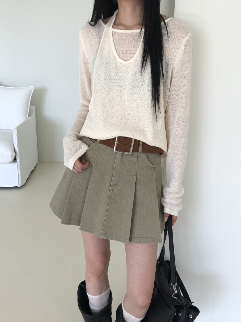 MUSE-P東大門代購女士新款推薦職業真品休閑人氣熱賣針織衫MUSE-P針織衫圖色1