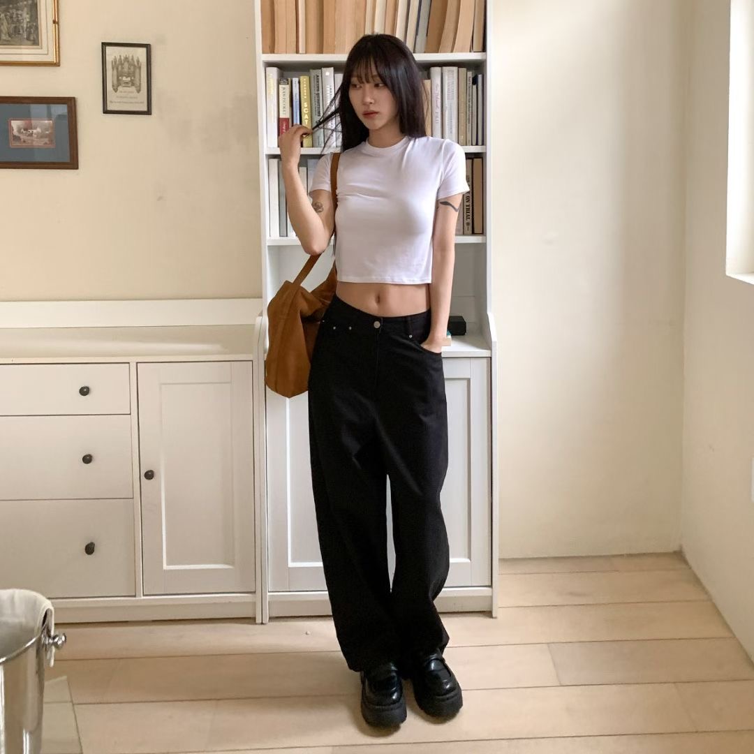 EPI JEAN-T東大門實拍女裝新品職業熱賣牛仔褲不含腰帶棉EPI JEAN-T牛仔褲圖色3