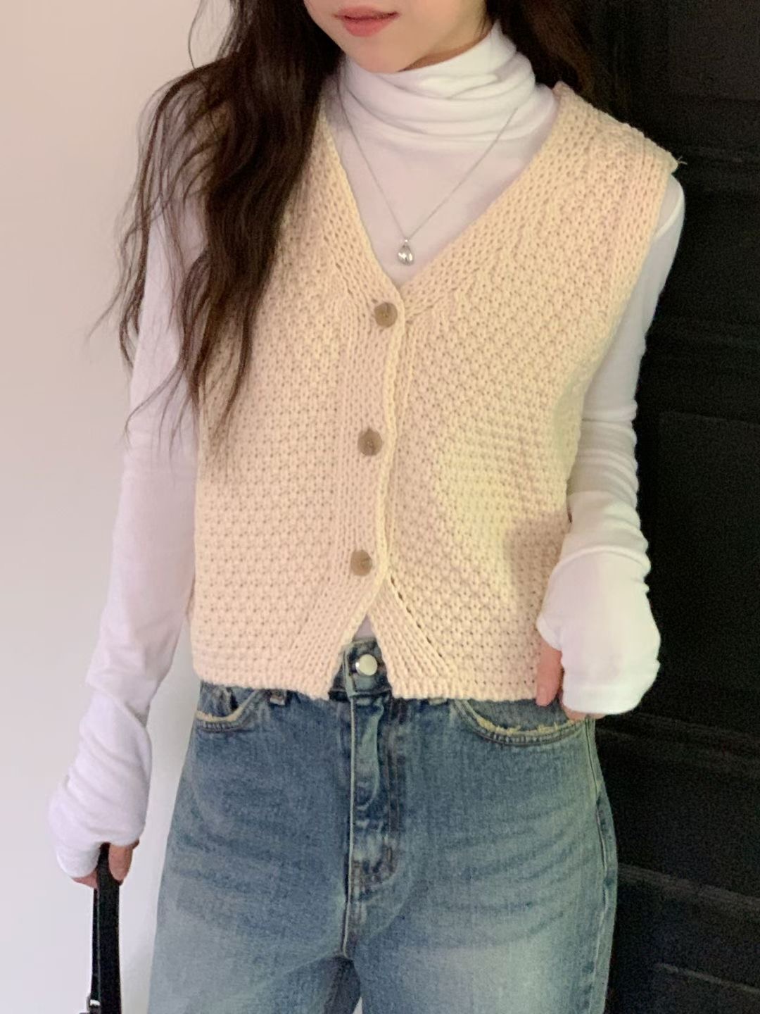 EPI JEAN-T韓國直郵女裝新品熱賣職業推薦馬甲不含內搭EPI JEAN-T馬甲圖色2