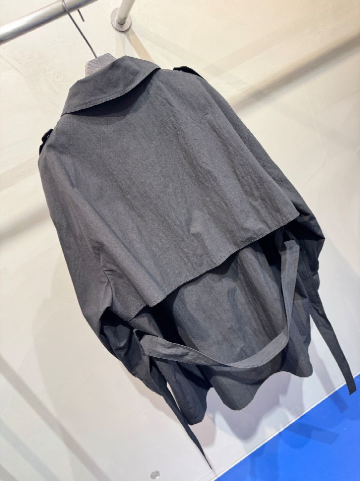 1.3東大門實拍女裝新品職業熱賣真品26春夏長款風衣含腰帶1.3長款風衣