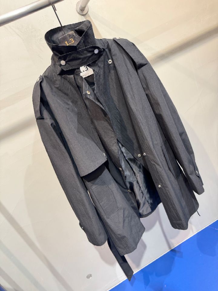 1.3東大門實拍女裝新品職業熱賣真品26春夏長款風衣含腰帶1.3長款風衣