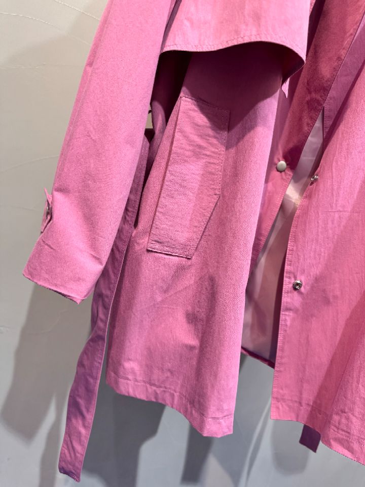 1.3東大門實拍女裝新品職業熱賣真品26春夏長款風衣含腰帶1.3長款風衣