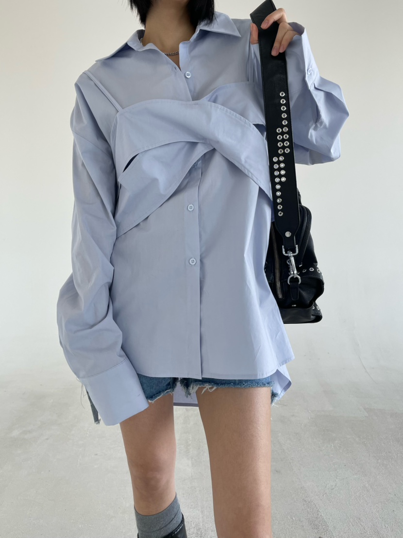 REIZ東大門實拍女裝新品熱賣時尚職業休閑真品襯衫蕾絲衫REIZ襯衫/蕾絲衫