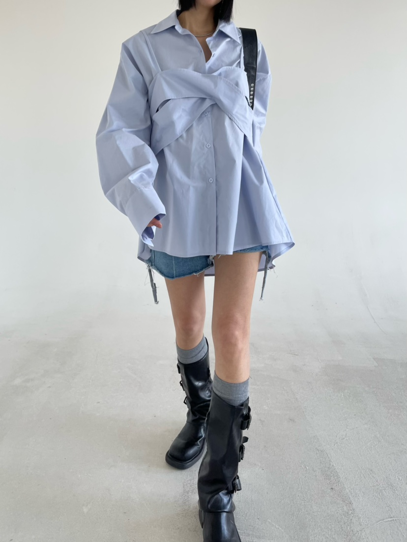 REIZ東大門實拍女裝新品熱賣時尚職業休閑真品襯衫蕾絲衫REIZ襯衫/蕾絲衫