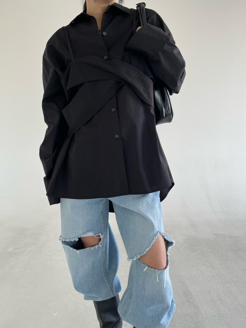 REIZ東大門實拍女裝新品熱賣時尚職業休閑真品襯衫蕾絲衫REIZ襯衫/蕾絲衫