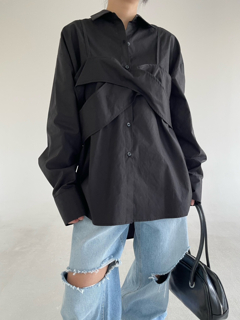 REIZ東大門實拍女裝新品熱賣時尚職業休閑真品襯衫蕾絲衫REIZ襯衫/蕾絲衫