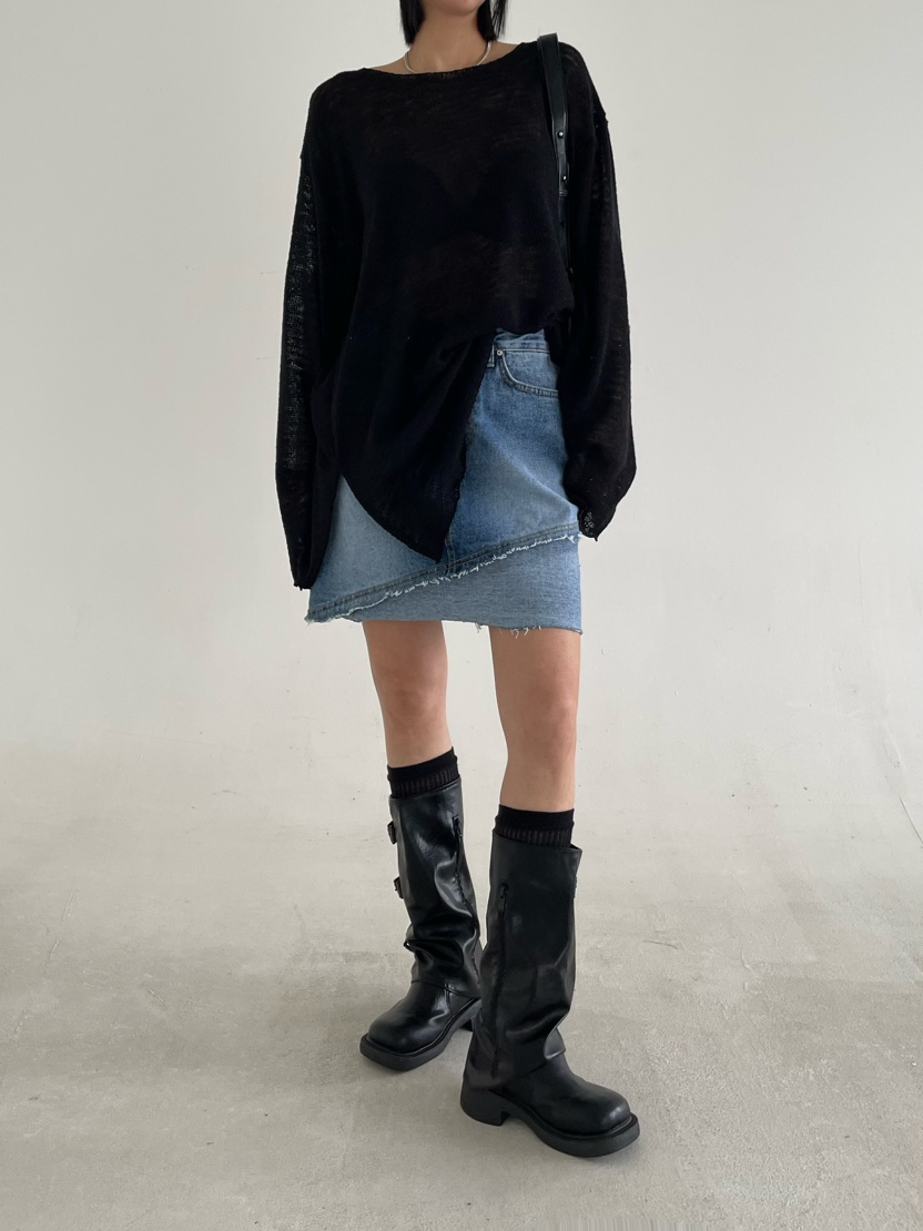 REIZ韓國代購女裝新品推薦人氣時尚職業休閑半身裙中短裙REIZ半身裙/中短裙