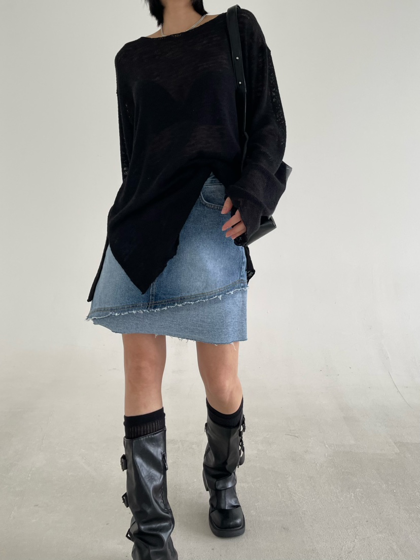 REIZ韓國代購女裝新品推薦人氣時尚職業休閑半身裙中短裙REIZ半身裙/中短裙