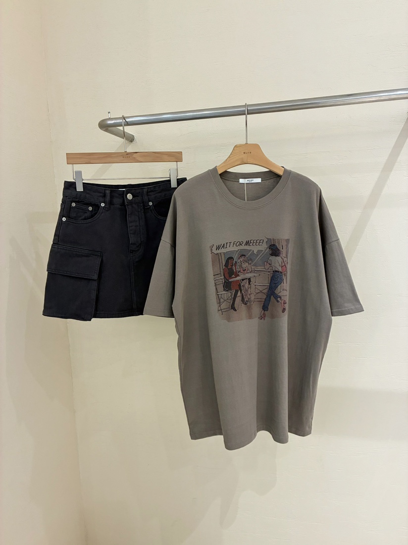 MUSE-P韓國直郵女裝新品熱賣真品職業26春夏休閑時尚T恤MUSE-PT恤