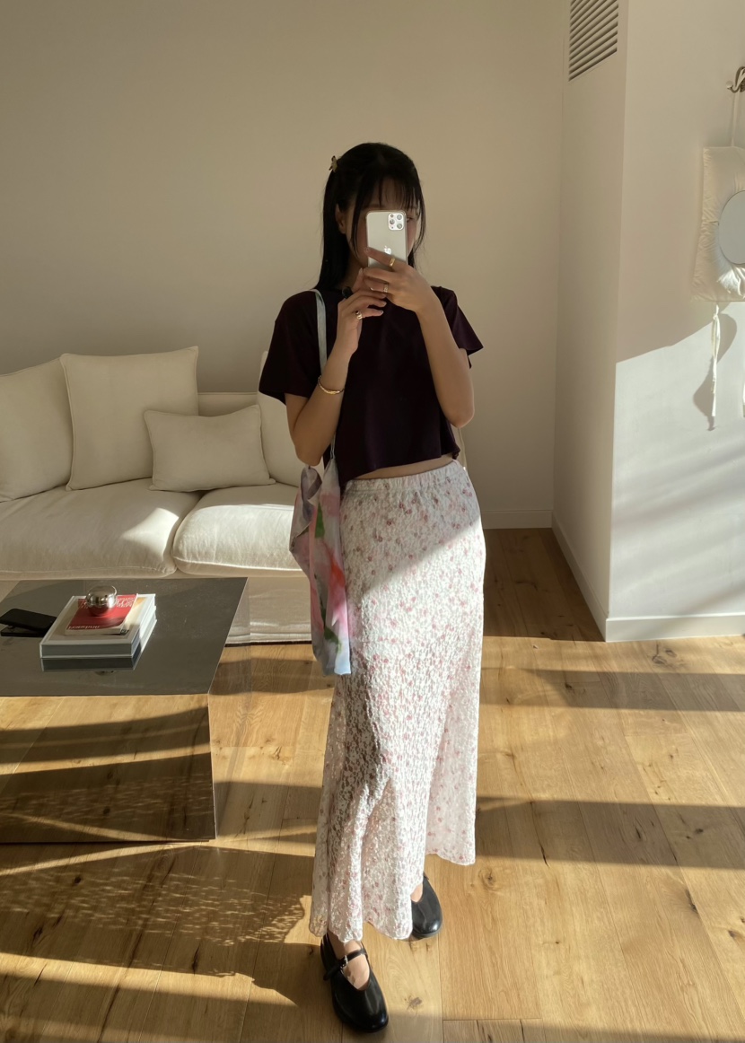 OUPPT韓國代購女士新款休閑真品推薦人氣熱賣26春夏時尚長裙OUPPT長裙