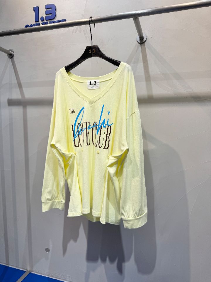 1.3東大門直郵女裝新品休閑人氣時尚職業熱賣26春夏長袖T恤1.3長袖T恤