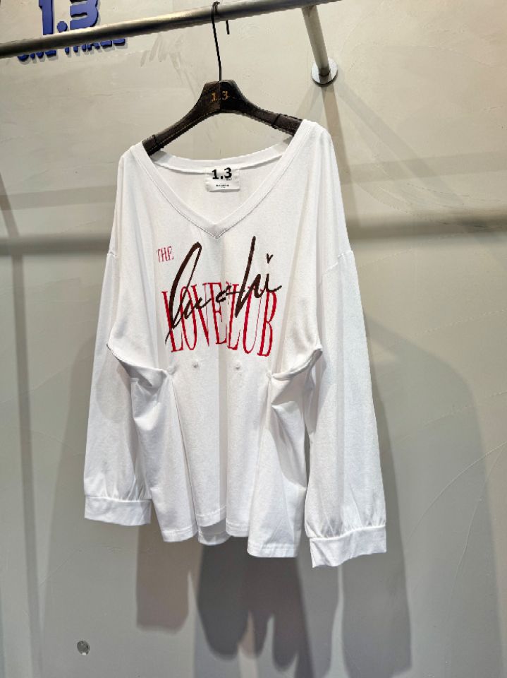 1.3東大門直郵女裝新品休閑人氣時尚職業熱賣26春夏長袖T恤1.3長袖T恤