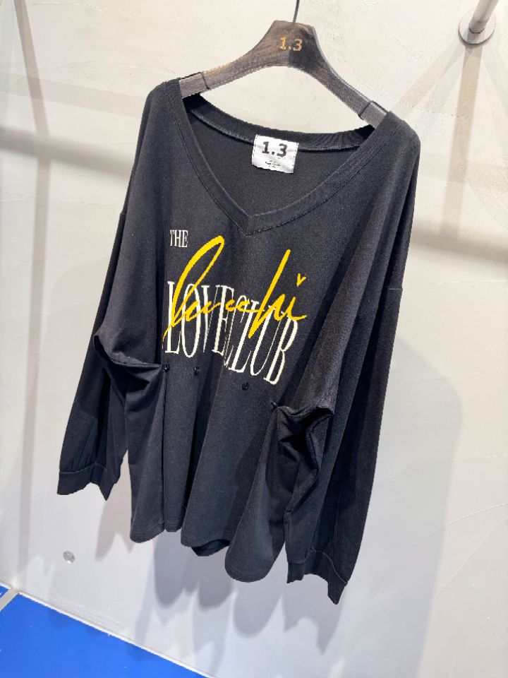 1.3東大門直郵女裝新品休閑人氣時尚職業熱賣26春夏長袖T恤1.3長袖T恤