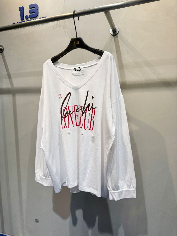 1.3東大門直郵女裝新品休閑人氣時尚職業熱賣26春夏長袖T恤1.3長袖T恤