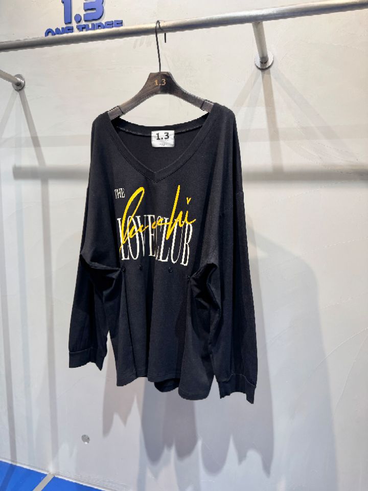 1.3東大門直郵女裝新品休閑人氣時尚職業熱賣26春夏長袖T恤1.3長袖T恤