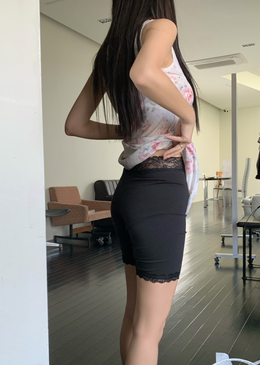 OUPPT韓國代購女士新款人氣熱賣休閑職業打底褲鯊魚褲蕾絲OUPPT打底褲/鯊魚褲