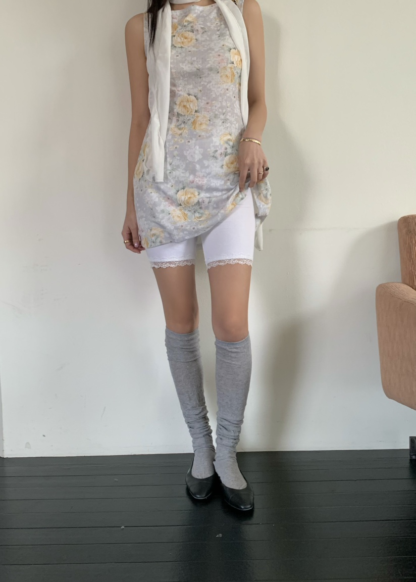 OUPPT韓國代購女士新款人氣熱賣休閑職業打底褲鯊魚褲蕾絲OUPPT打底褲/鯊魚褲