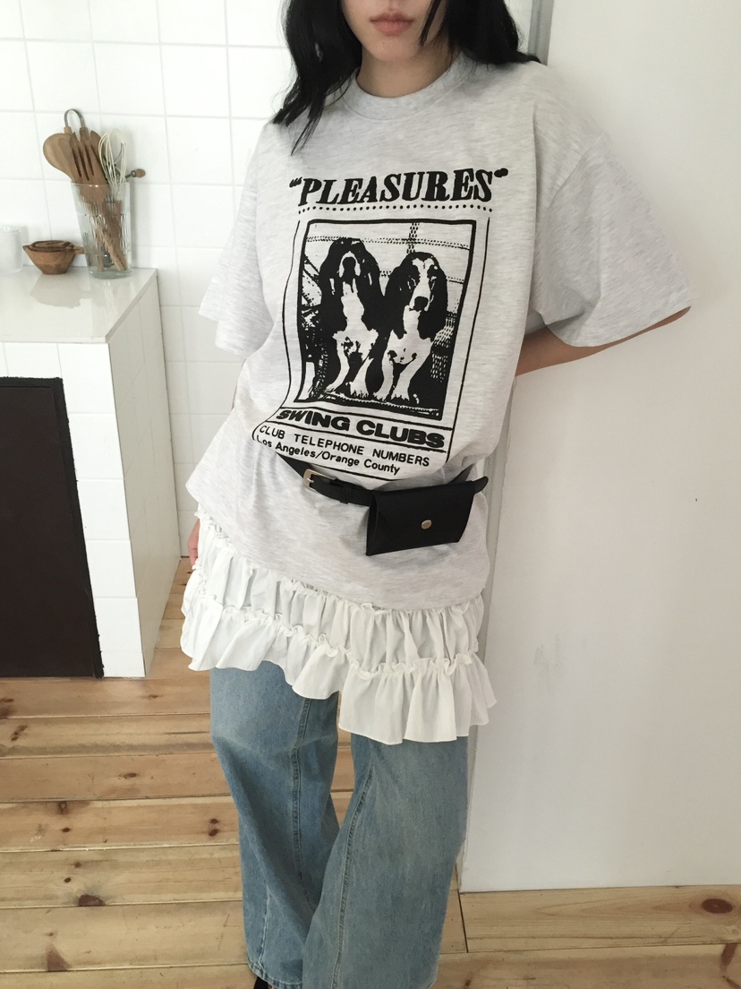 LOVE MOMENT東大門實拍女士新品時尚休閑人氣職業T恤寬松LOVE MOMENTT恤