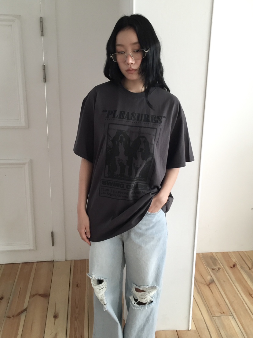 LOVE MOMENT東大門實拍女士新品時尚休閑人氣職業T恤寬松LOVE MOMENTT恤