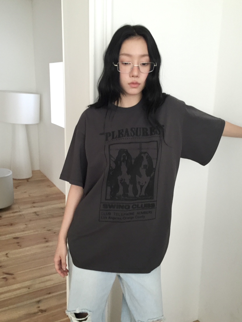 LOVE MOMENT東大門實拍女士新品時尚休閑人氣職業T恤寬松LOVE MOMENTT恤