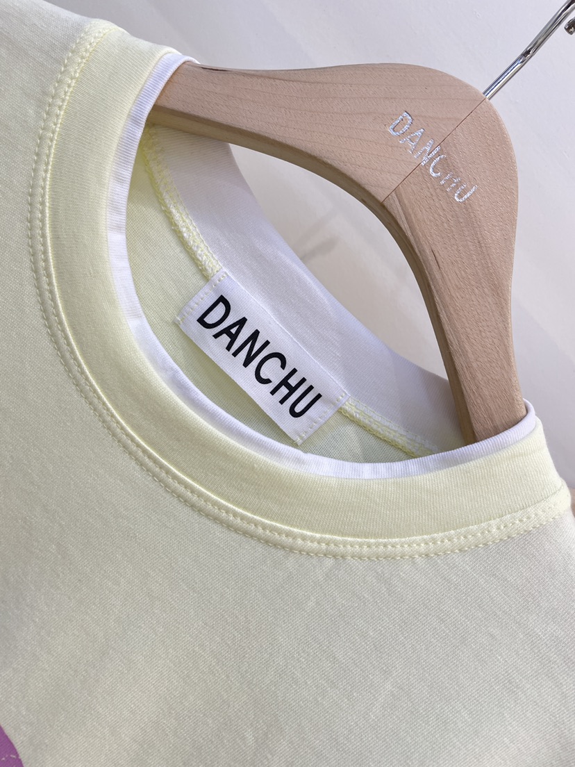 DANCHU東大門直郵女裝新品真品人氣熱賣時尚休閑26春夏T恤DANCHUT恤
