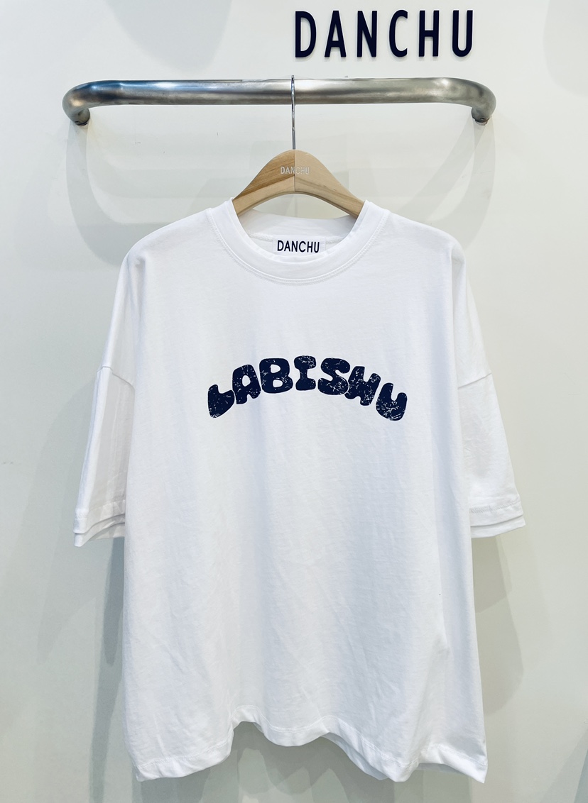 DANCHU東大門直郵女裝新品真品人氣熱賣時尚休閑26春夏T恤DANCHUT恤圖色1