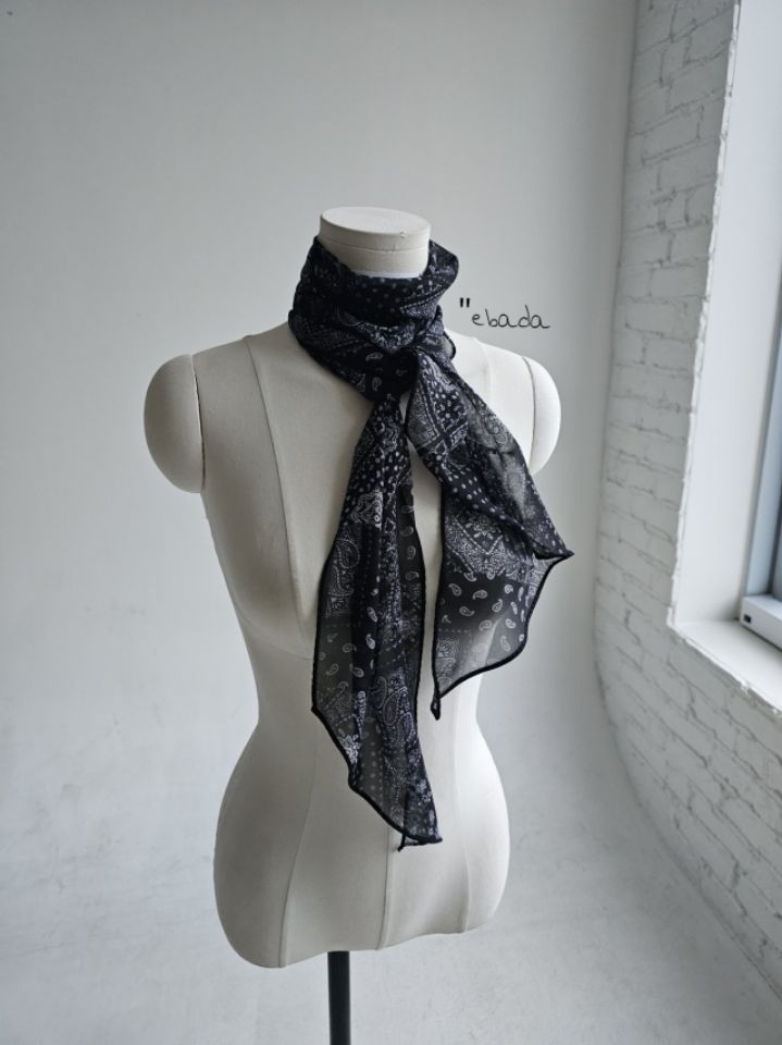 EBADA東大門直郵女士新品26春夏熱賣推薦圍巾披肩混紡雪紡EBADA圍巾/披肩圖色1