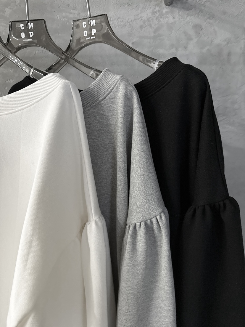 COME OPEN/HAPER東大門實拍女裝新品職業人氣26春夏衛衣褶皺COME OPEN/HAPER衛衣