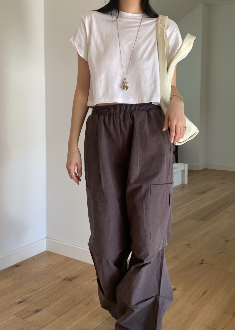 OUPPT東大門直郵女裝新品職業真品推薦熱賣時尚人氣休閑褲OUPPT休閑褲圖色1