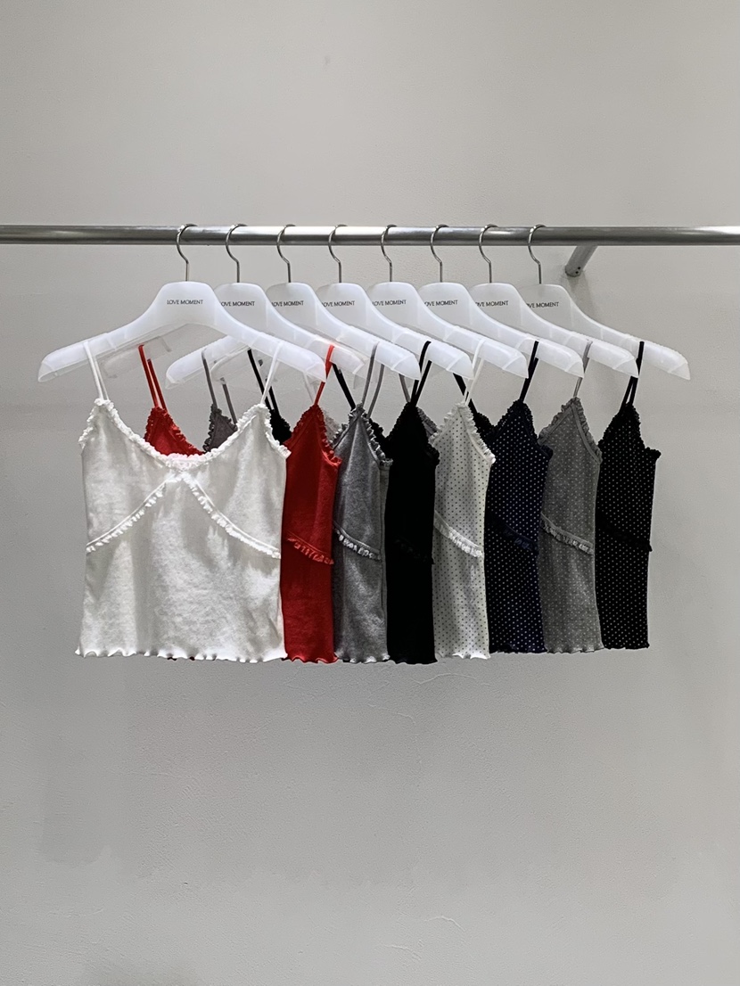 LOVE MOMENT東大門直郵女士新款26春夏休閑人氣吊帶背心LOVE MOMENT吊帶/背心