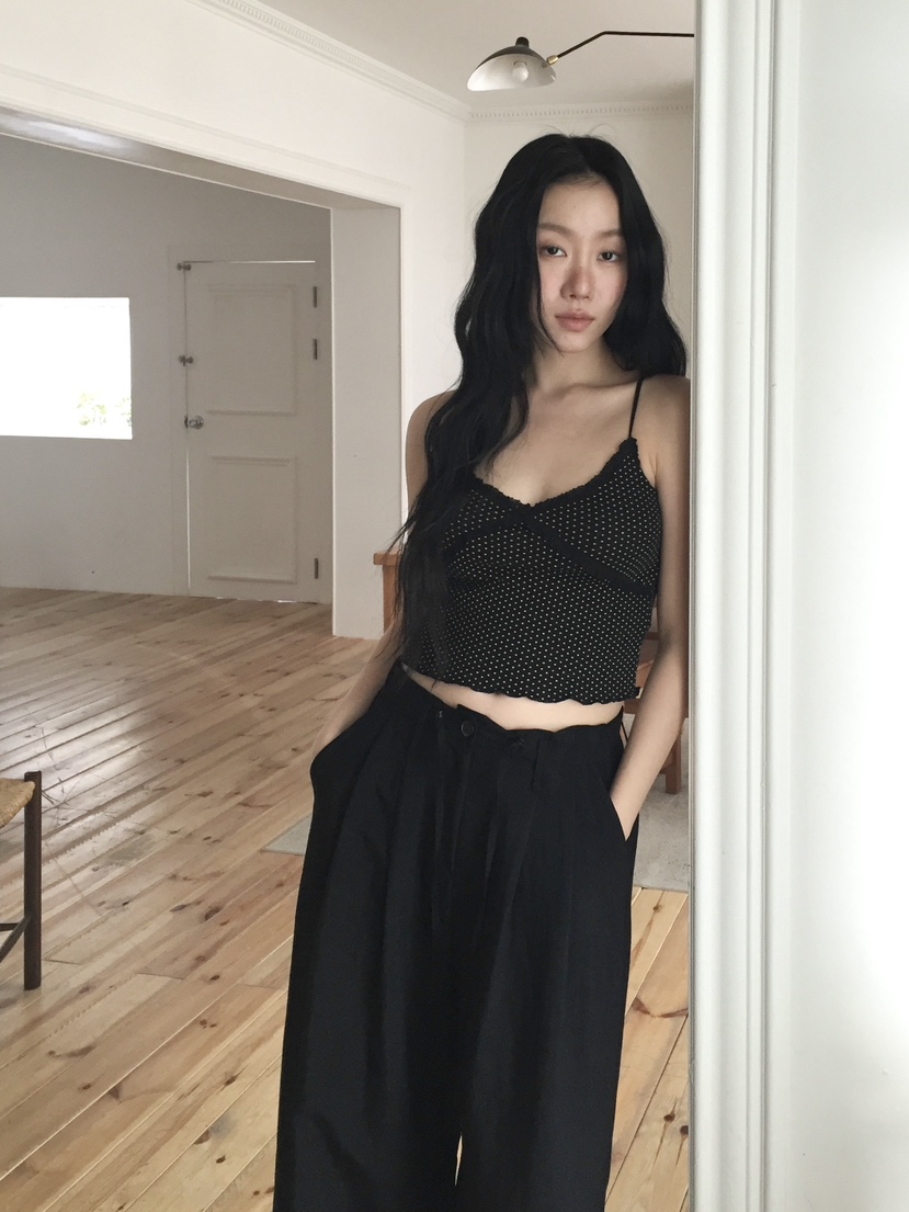 LOVE MOMENT東大門直郵女士新款26春夏休閑人氣吊帶背心LOVE MOMENT吊帶/背心