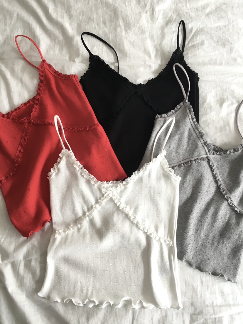 LOVE MOMENT東大門直郵女士新款26春夏休閑人氣吊帶背心LOVE MOMENT吊帶/背心