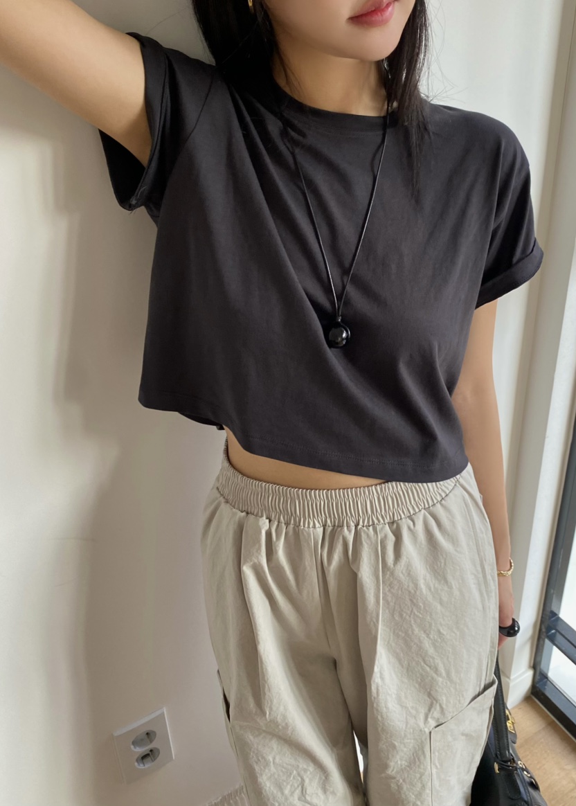 OUPPT東大門實拍女士新品推薦職業熱賣休閑26春夏真品T恤OUPPTT恤