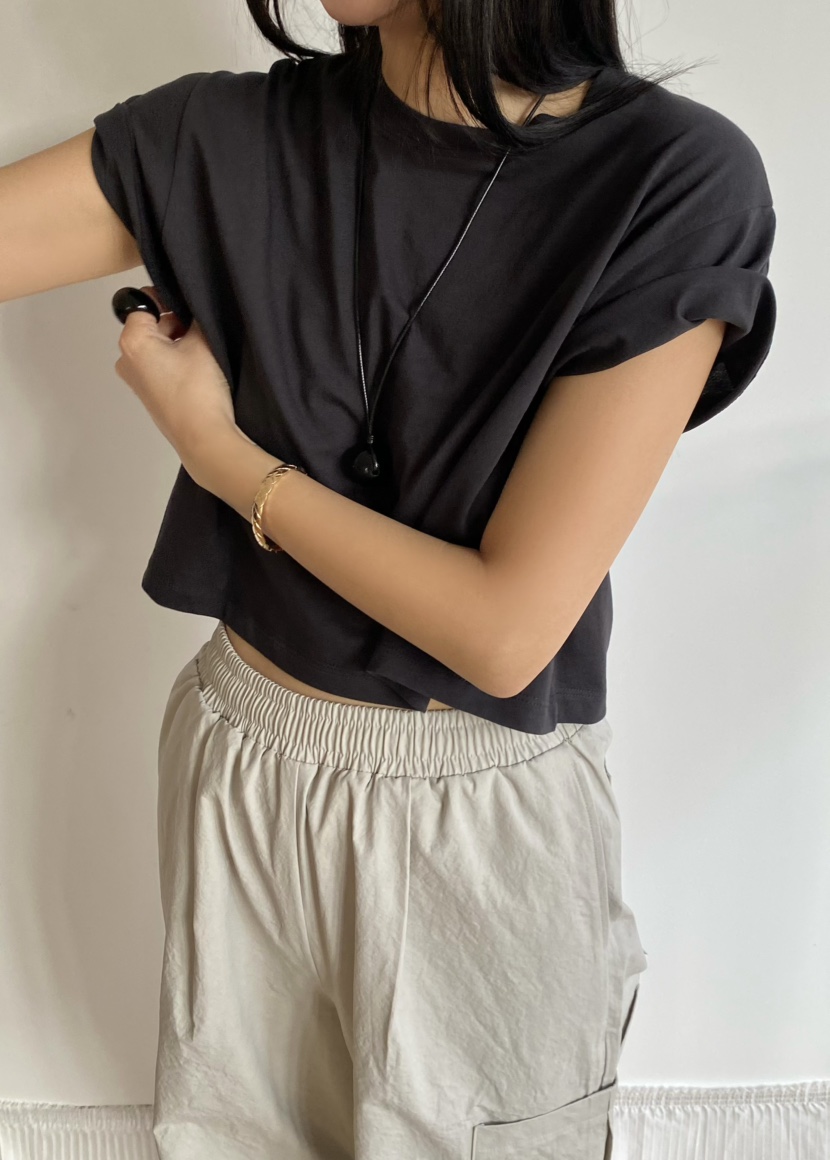 OUPPT東大門實拍女士新品推薦職業熱賣休閑26春夏真品T恤OUPPTT恤