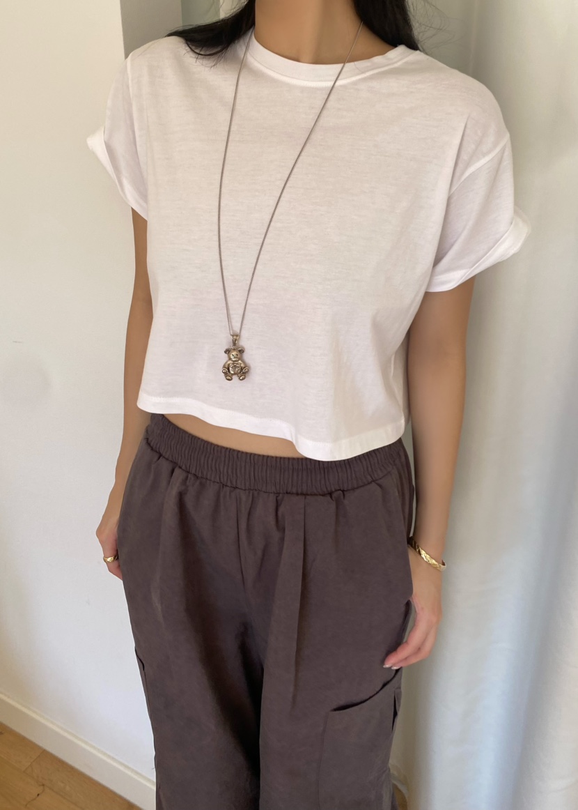 OUPPT東大門實拍女士新品推薦職業熱賣休閑26春夏真品T恤OUPPTT恤圖色3