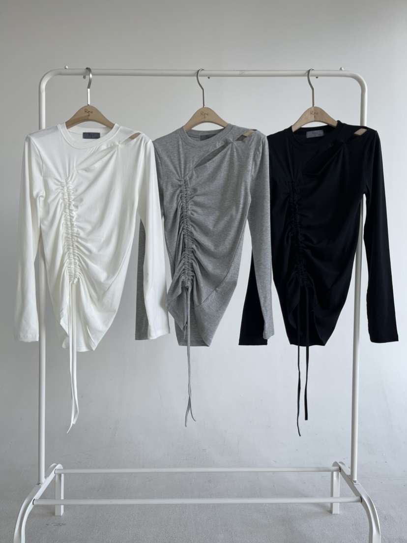 REIZ東大門直郵女裝新品26春夏職業推薦人氣真品休閑長袖T恤REIZ長袖T恤