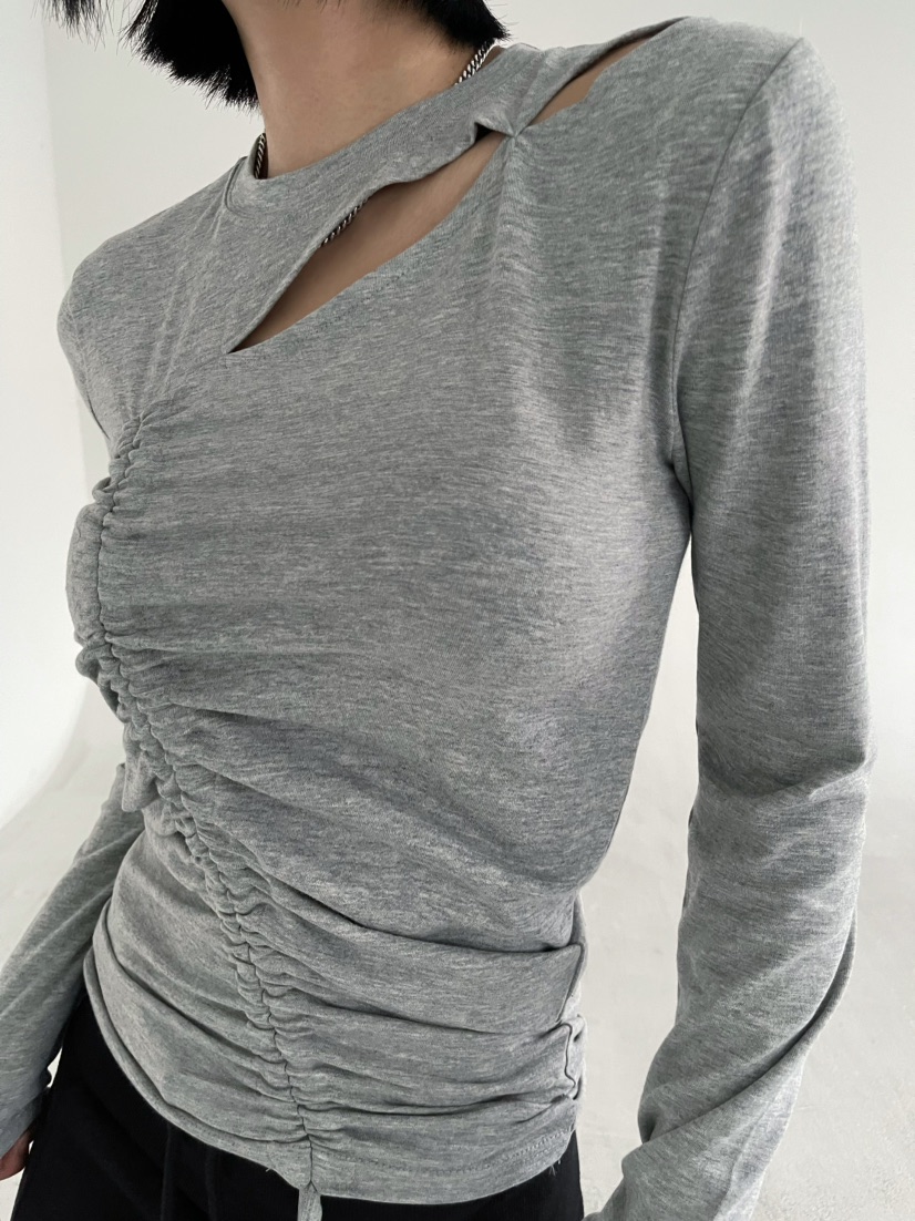 REIZ東大門直郵女裝新品26春夏職業推薦人氣真品休閑長袖T恤REIZ長袖T恤